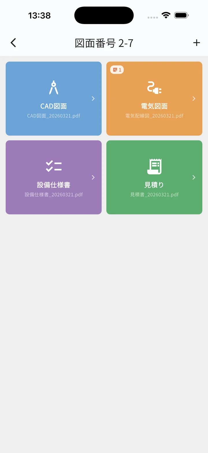 図面番号グループ